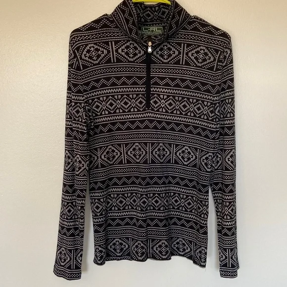 Ralph Lauren Active Long Sleeve Black Size Large - Picture 3 of 13